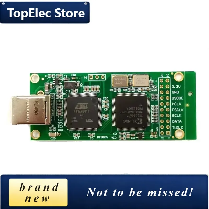 TopElec Italian Amanero Combo384 USB Card Module DSD512 PCM384 32bit For DAC HiFi Amplifier