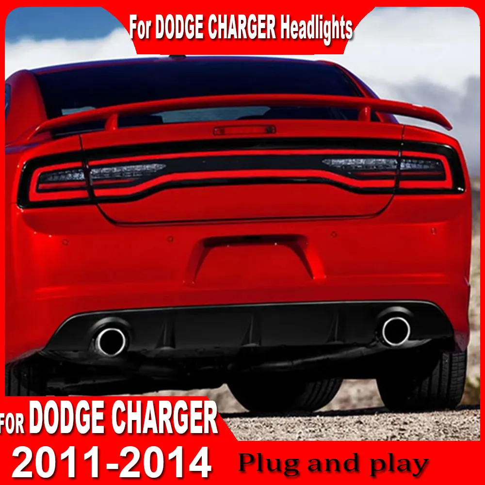 Auto Styling taillight for Dodge Charger Lights 2011 2012 2013 2014 LED Tail Lamp DRL Signal Brake Reverse auto Accessories