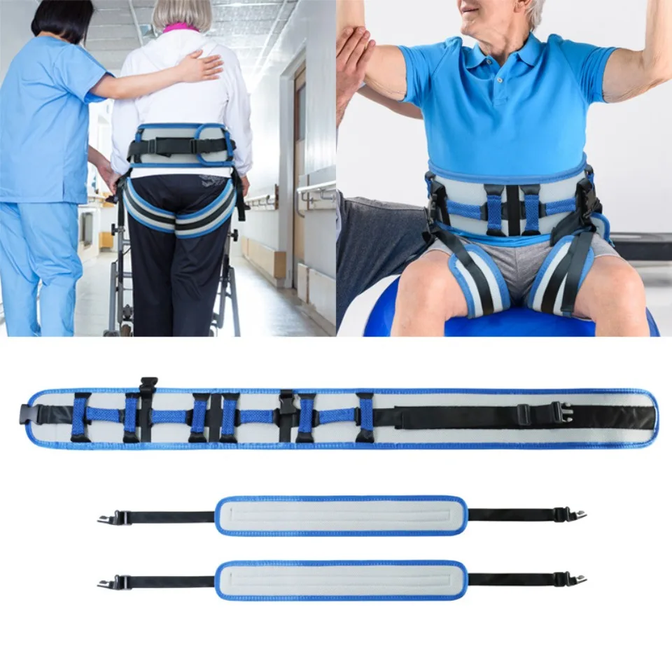 Patient Transfer Lift Belt Gait Belt Transfer Belts for Seniors Walking and Standing Assist Aid for Bariatric,Elderly,Handicap
