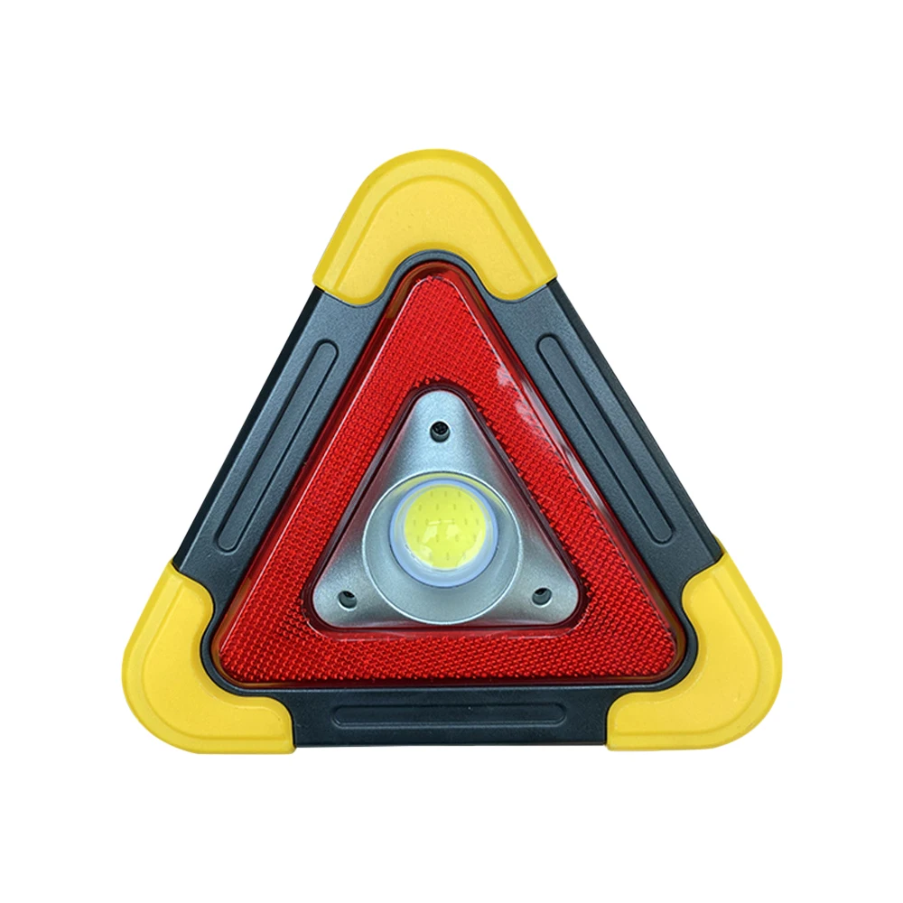 Tripod Caution Car Emergency Warning Light LED Solar Rechargeable Lights Multi-function Safety Signs Auto Road Mark Warning Lamp