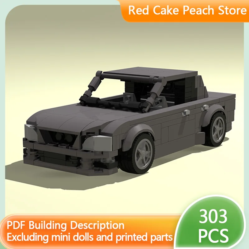 

Модель городской автомобиль MOC, строительные кирпичи IS300 IS300, роскошный спортивный седан, модульная технология, детские праздничные подарки, сборка игрушек, костюм