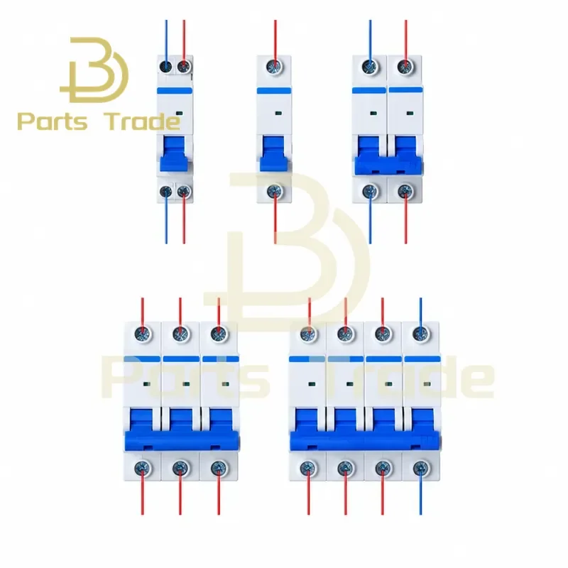 for NXB-63 NXB-40 NXB-125 1P 2P 3P 4P Circuit Breaker Rail Mount Miniature Household Air Switch 230V 400V