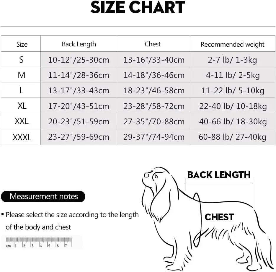 Dog Recovery Suit Anti-Licking, Yoga Style Vest Spay Neuter Surgical Suit for Various Body Shapes Dogs Cats
