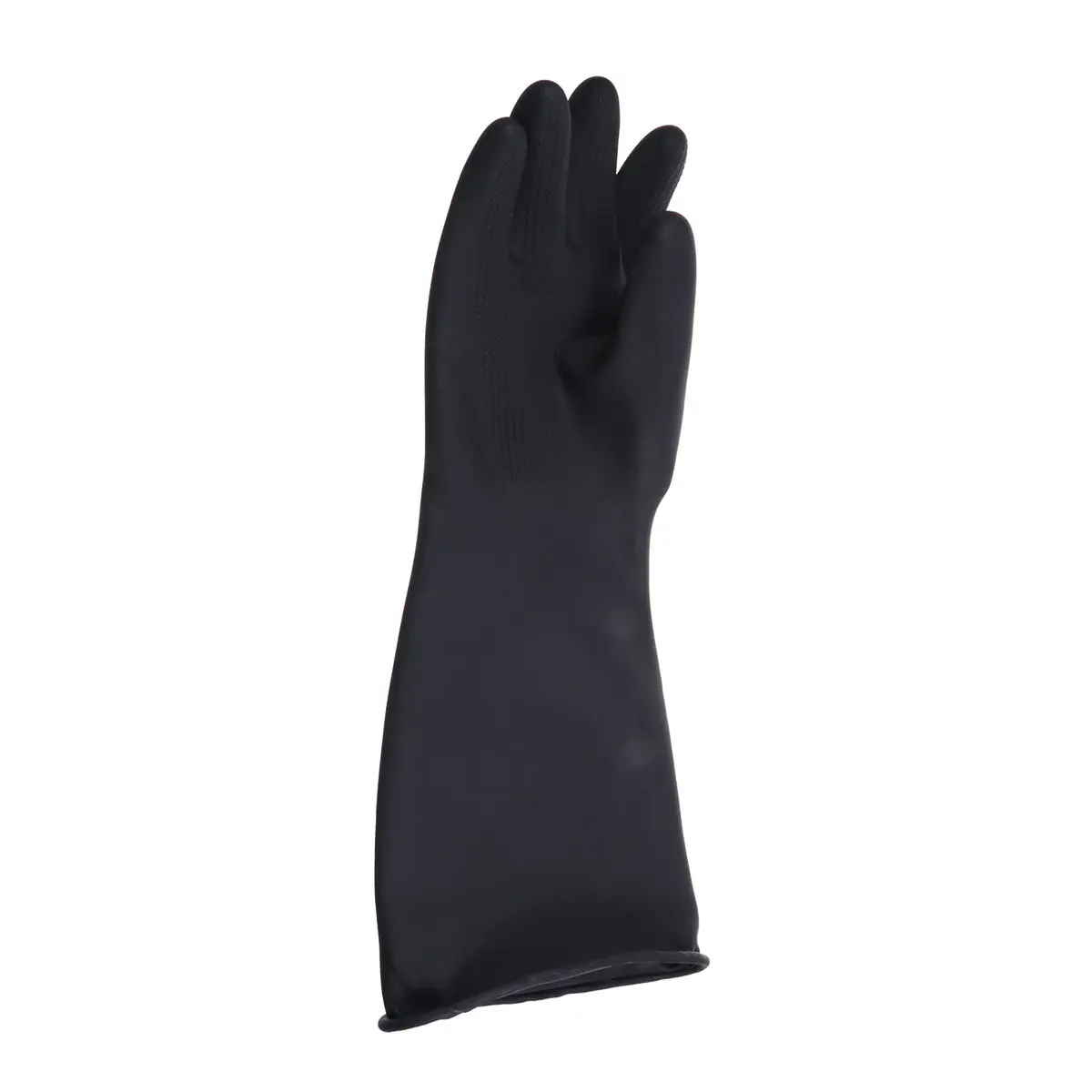 Black Thickened Non-Slip Protective Gloves Latex Oil-Proof Work Safety Gloves for Electrician Kitchen Gardening Tasks
