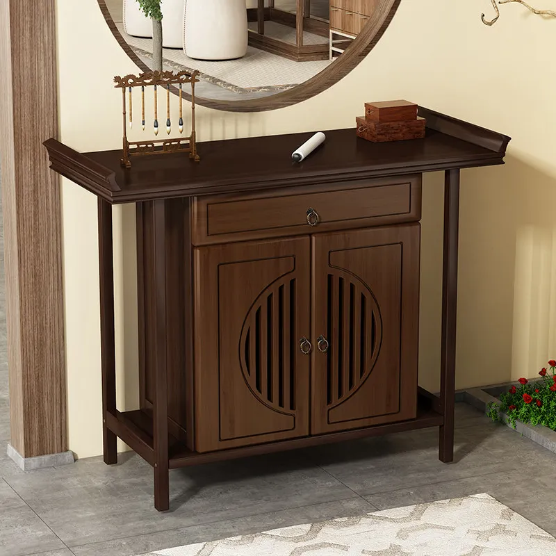 Cz  table new chinoiserie entrance table zen foyer entrance narrow modern casual end scene table entrance cabinet