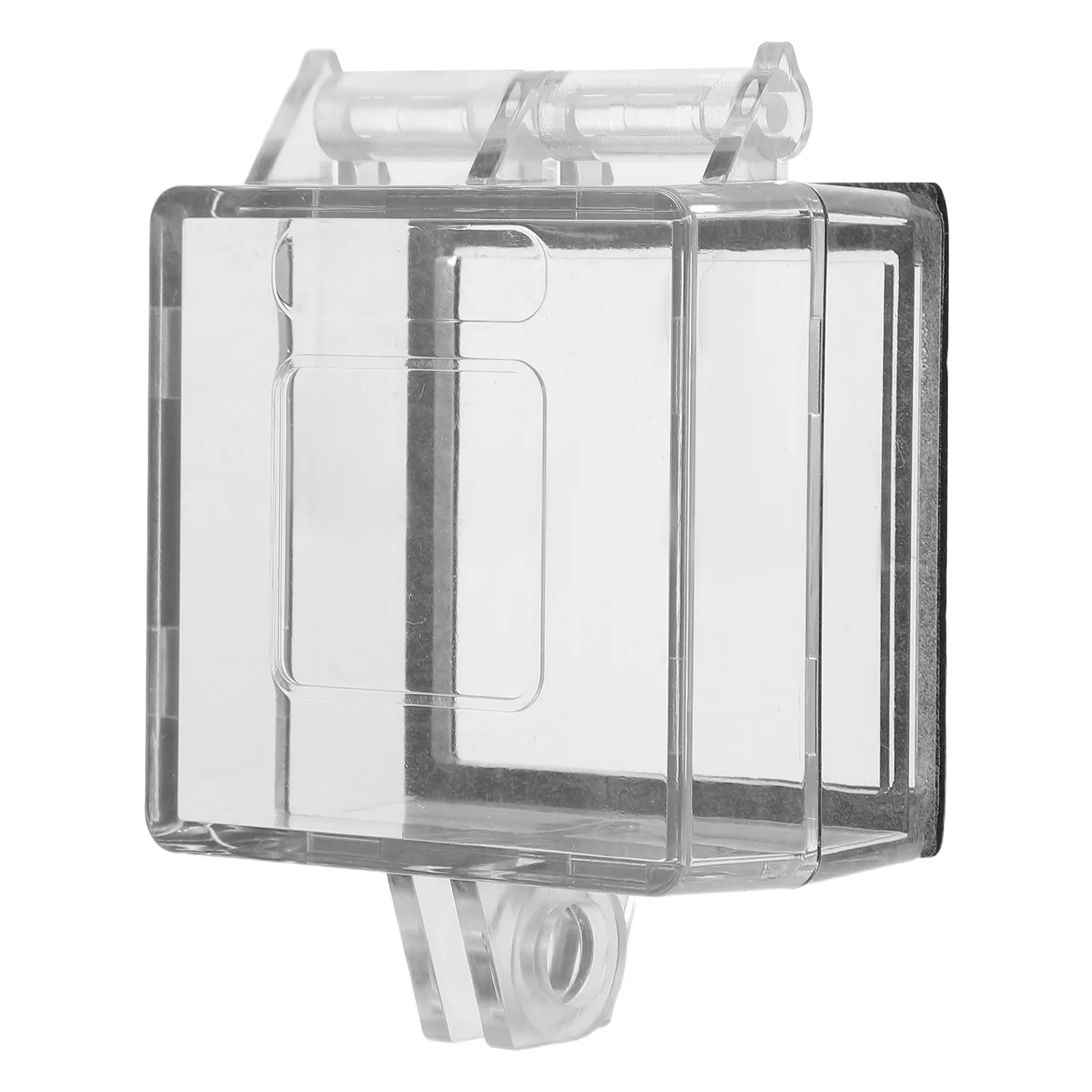 Power Button Switch Cover Transparent Plastic Safety Push Button Protector 2.04x2.04 Inch for Computer Pc Elevator Dishwasher