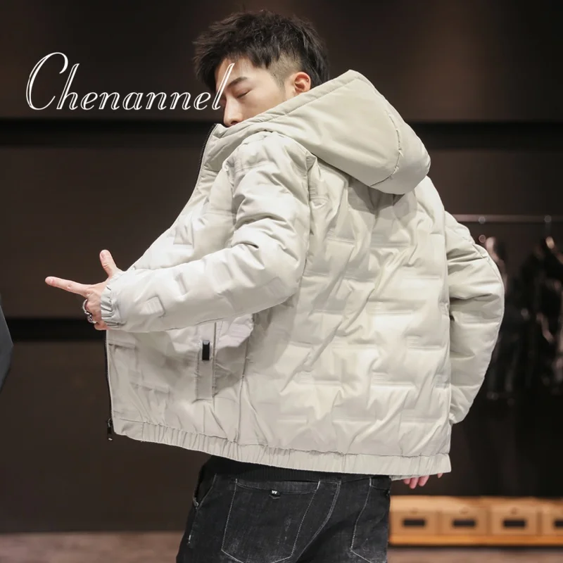 Jaket berbahan fleece dan katun tebal untuk pria, jaket katun baru untuk musim gugur dan musim dingin untuk kehangatan dan perlindungan dari dingin