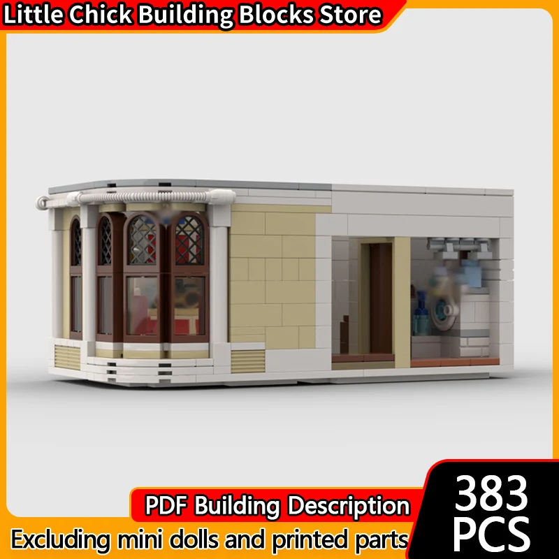 

City Street View Model MOC Building Bricks House Residential Modular Technology Children Holiday Gifts Assemble Toys Suit