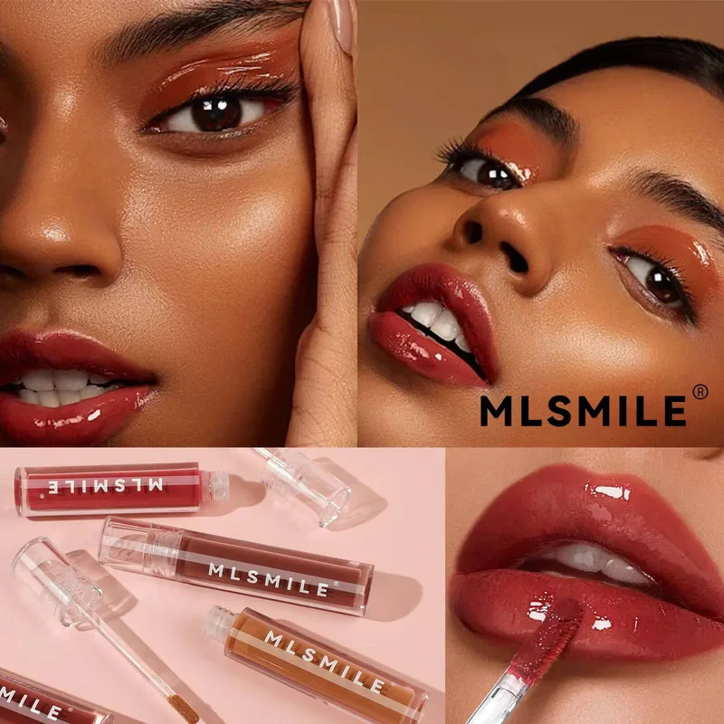 

MLSMILE 6 Colors Gloss Moisturizing Non-stick Lipstick Lip Jelly Waterproof Long Lasting Makeup 2025 New