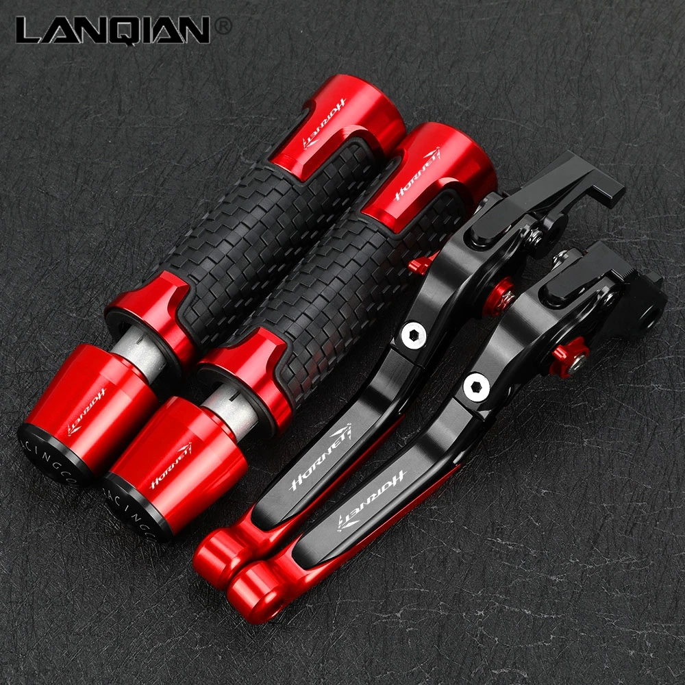 

Мотоциклетные складные рычаги тормоза и сцепления, 22 мм, 24 мм, ручки руля, ручки, ручки, захваты для Honda CB599 CB600F HORNET 1998-2006