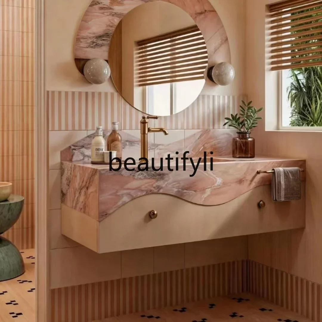 

zqqqqMarble washbasin French cream wind princess washbasin bathroom wide body modern minimalist villa washbasin