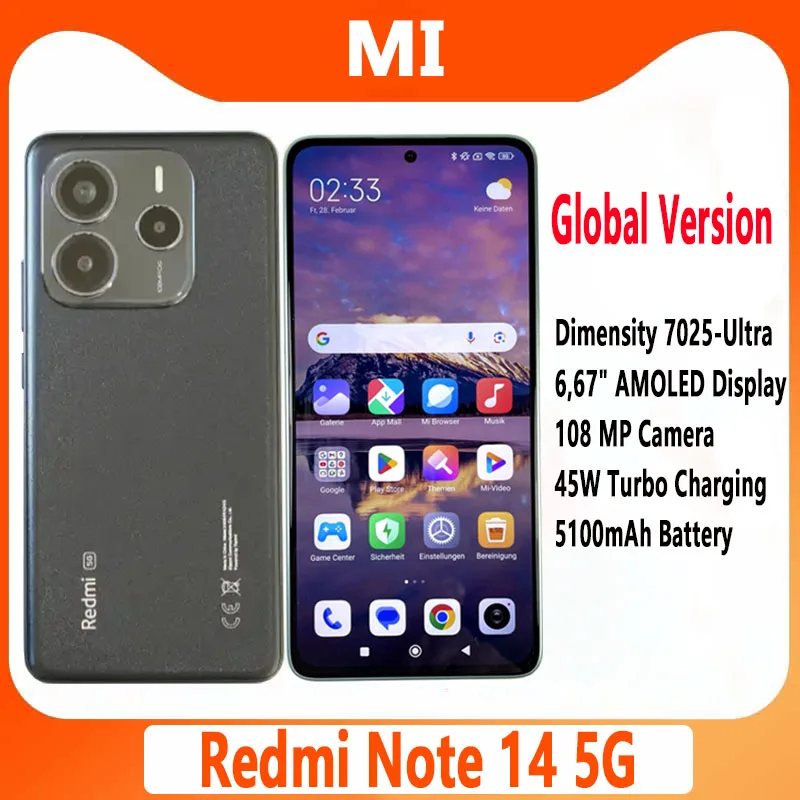【Brand+】Xiaomi Redmi Note 14 5G