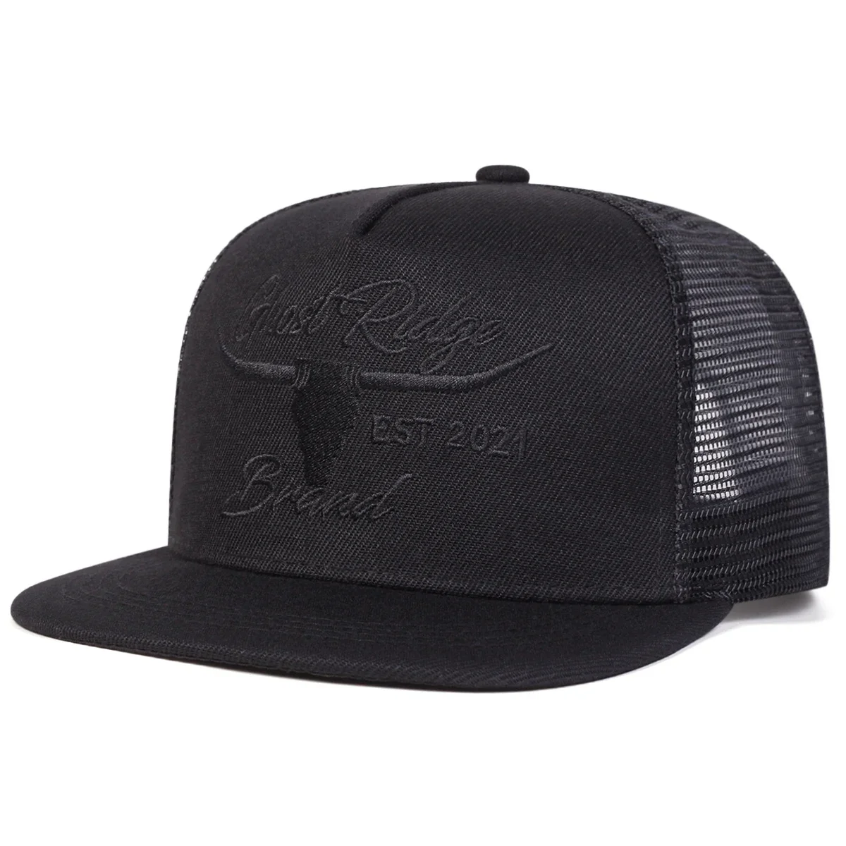 Unisex Bullhead Letter Embroidery Hip-hop Net Hats Spring And Summer Outdoor Adjustable Sports Casual Baseball Caps Sunscreen Ha