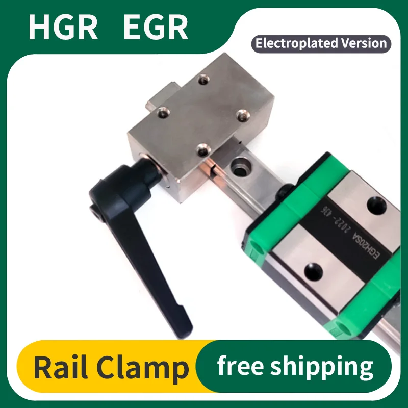 Imagem -03 - Braçadeira Linear do Trilho de Guia Anel-tipo Fixo Fechamento do Slider Limitador do Trilho de Guia Hg15 Hg20 Hg25 Hg30 Hg35 Hg45 Ff1501a Ff2001a