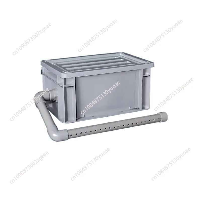 

Filter installed fish pond water circulation system fish pond ecological water purification equipment water pool turnover box