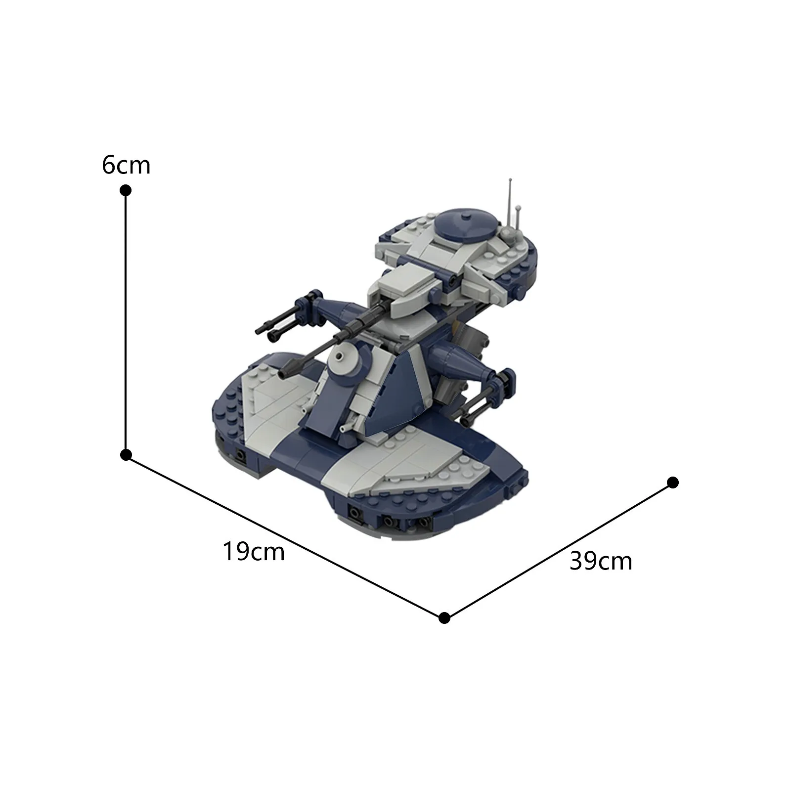 

Custom MOC:MOC-53017Armoured Assault Tank AAT Tank Modification Model