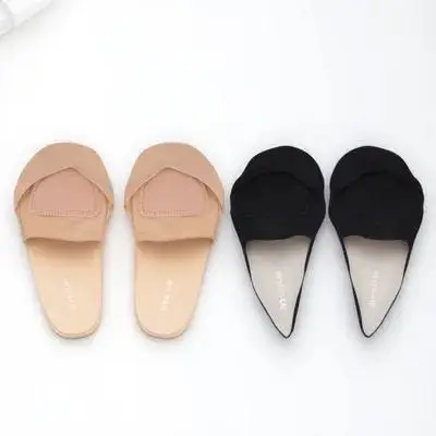 

4pcs 2 Pairs Half For Women Invisible Non Slip Toe Topper Soft Breathable Foot Liners High Heel Party Daily Wear For Flats Shoe