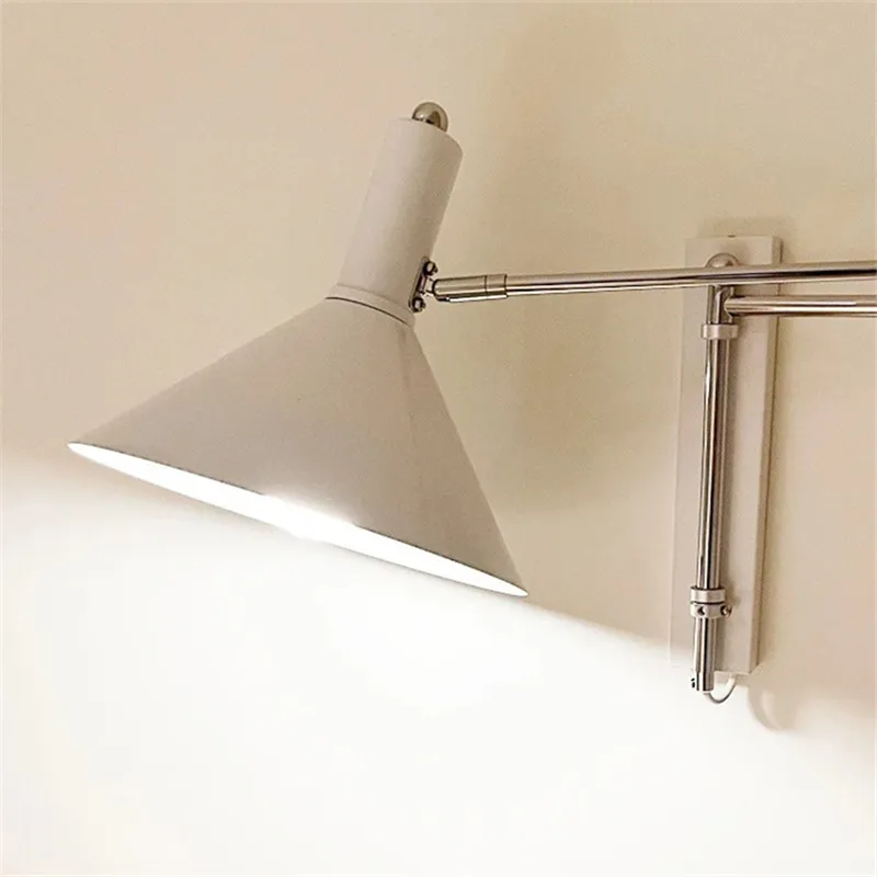 Bauhaus rotatable Wall Lamp Foldable Industrial Reading Light Bedroom Retro living room Bedside office decoration wall light