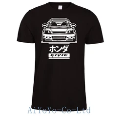 Nowy CIVIC 6GEN T-SHIRT z krótkim rękawem Hondaes TYPE-R 6RD CAR B16 B18 JDM T SHIRT Casual Top TShirt For Men