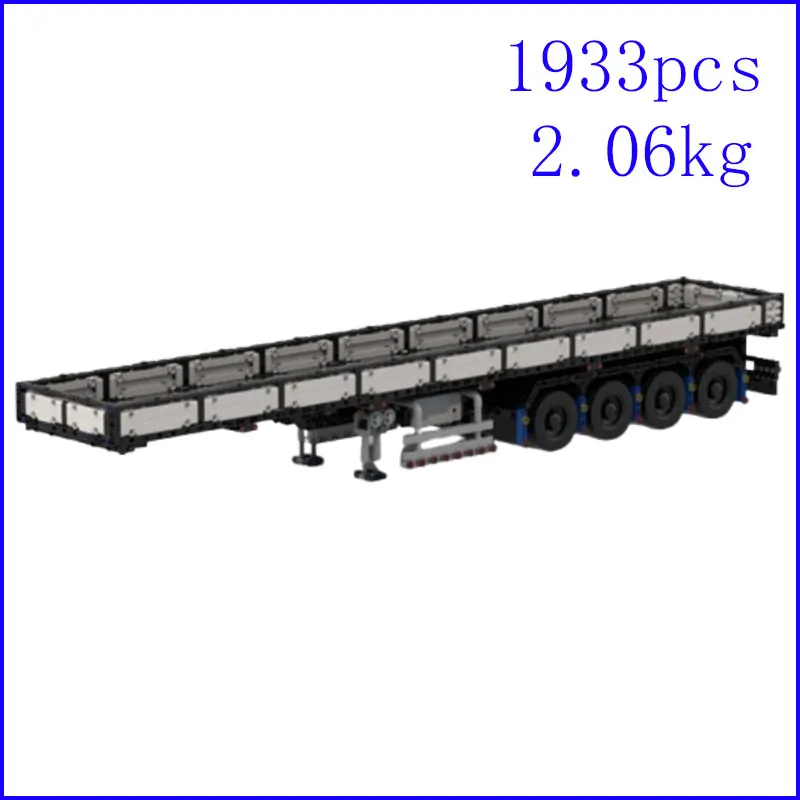 Spot MOC-204214 203789 Anhänger LKW LKW DIY kleine Partikel Montage Baustein Lernspielzeug Modell Geschenkset Ornament