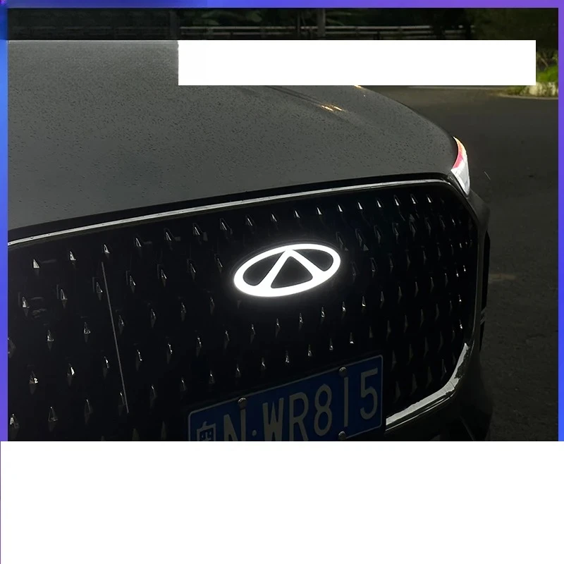 For CHERY Tiggo 9 Tiggo 8L 2024 2025 Car Front Grille Illuminated Emblem Constantly Lit When Starting At Night Auto Accessories
