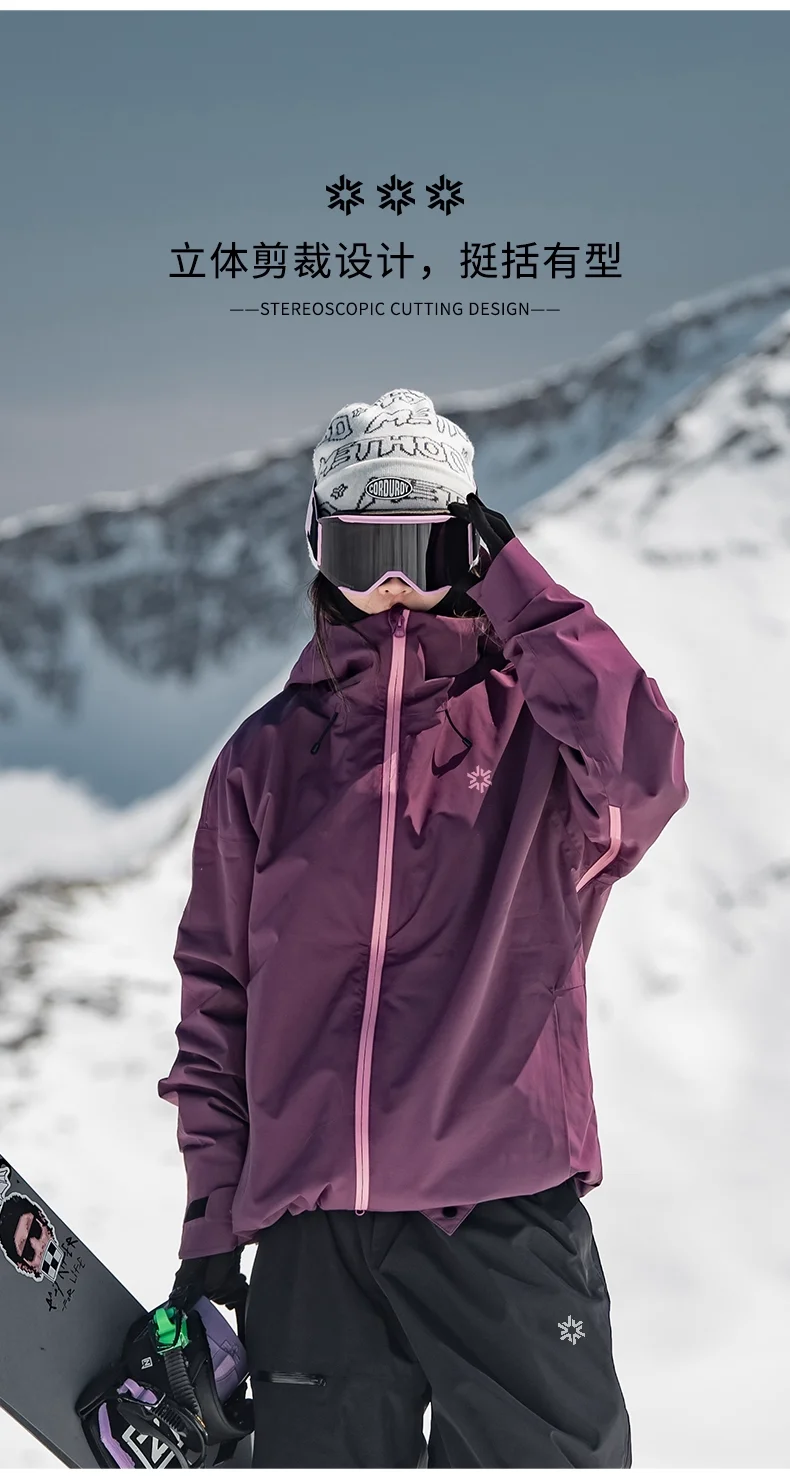 JOHN SNOW Snowboard Jacke Hosen Weibliche Trainingsanzug Berg Skifahren Suiten Winter Frauen Männer Schnee Anzüge Sport Wasserdichte Ski Sets – Detail 15