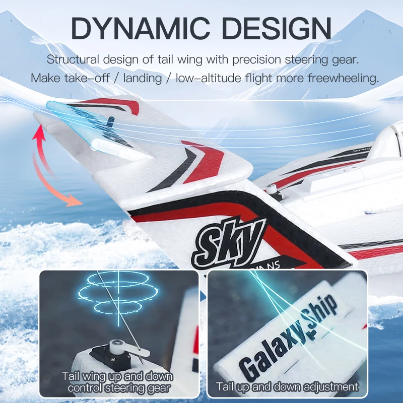 

2026 new remote control aircraft ship | EPP foam water, land and air flying toys | 2.4G 3-channel sea and air remote control gli