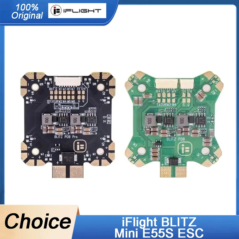 

IFlight BLITZ PDB Pro 330A Mini Power Hub Power Distribution Board With Dual BEC Output 5V 3A /12V 2A Support Current 88A/55A