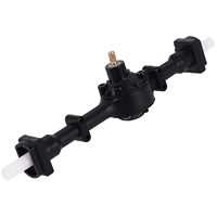 ABZZ-1Pair Metal Pull Rod Base Seat For WPL C14 C24 C14K C24K 1/16 RC Car & 2Pcs Metal Gear Front & Rear Axle Bridge