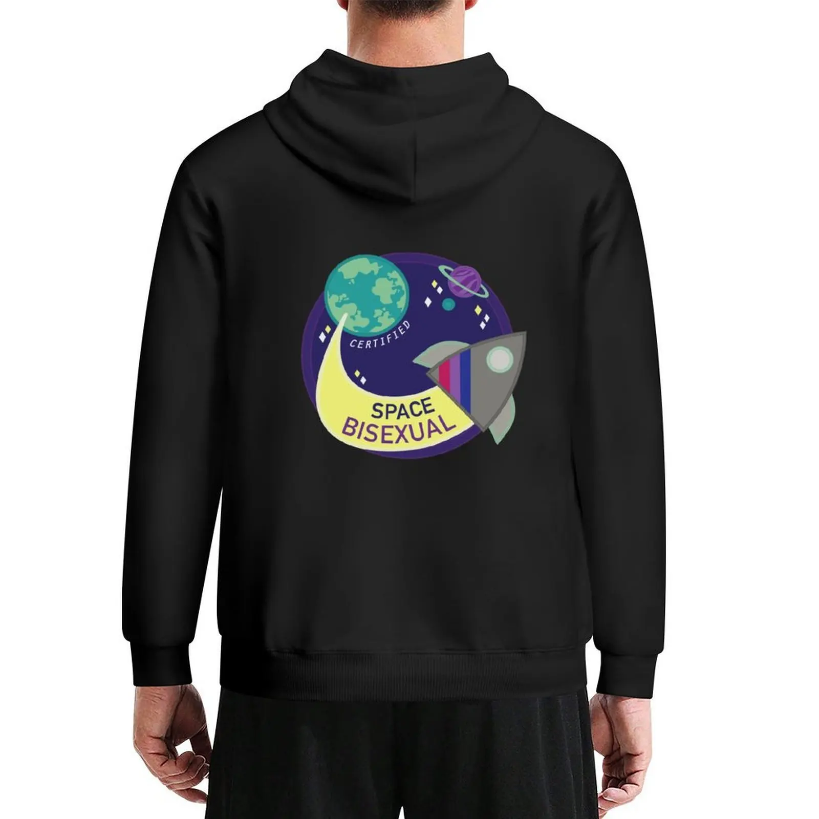 

Certified Space Bisexual Hoodie autumn jacket men mens clothes anime clothes men's autumn clothes japanese hoodie