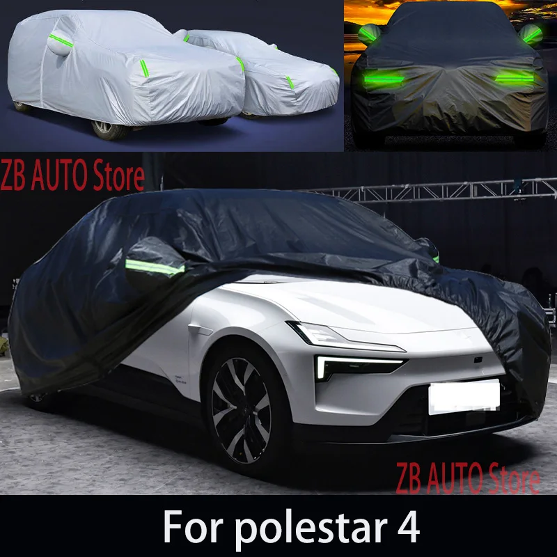 For polestar 4 Outdoor Protection Full Car Covers Snow Cover Sunshade Waterproof Dustproof Exterior Car accessories