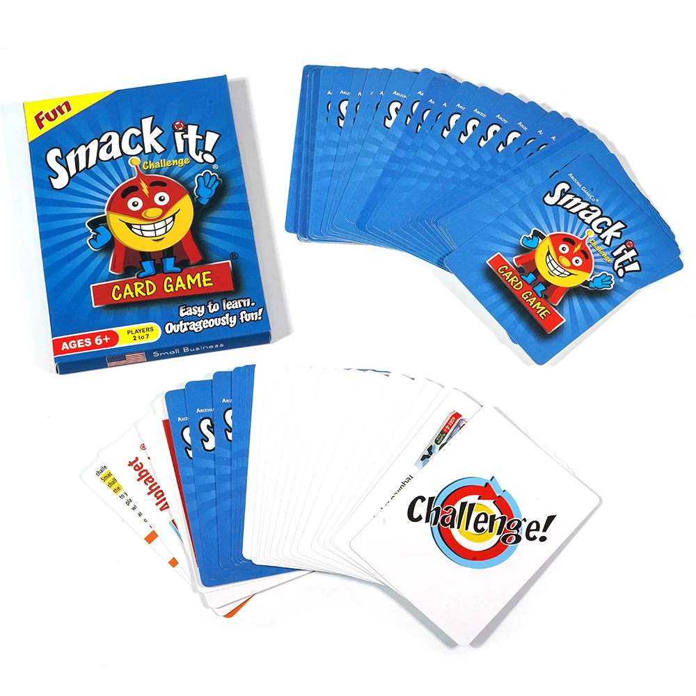 Smack it Card Game Family Card Game Fun and Easy to Learn Perfect Stocking Stuffer English