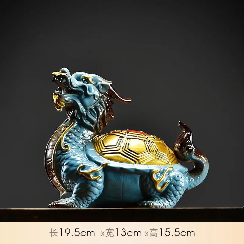 الإبداعية السيراميك السلاحف زخرفة بوتيك باغوا التنين السلاحف تأثيث المنزل غرفة المعيشة مخزن الديكور مكتب افتتاح الهدايا