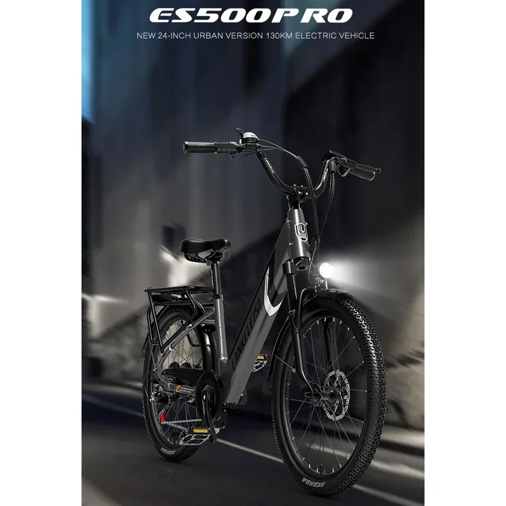 ES500PRO Commuting electric bicycle 48V14.5Ah lithium Battery 500W Motor 24*2.4 inch Tire Mountain E- bicycle city road bicycle