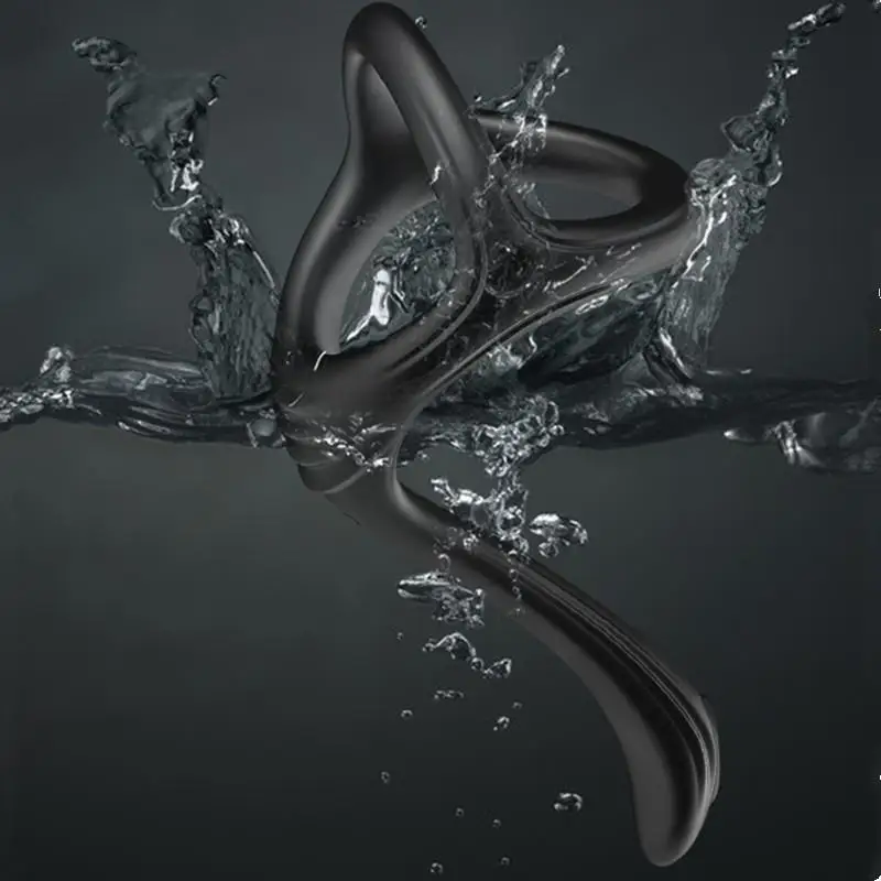【AD】Reusable Silicone Penis Ring - Newest Design for Delayed Ejaculation & Penis Enlargement, Dick Enlarger Sex Toy for Men view 5