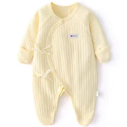 2024 Toddler Girl Fall Clothes Boy Outfits Korean Casual Cute Cotton Soft Long Sleeve Baby Jumpsuit Rompers Newborn Stuff BC794