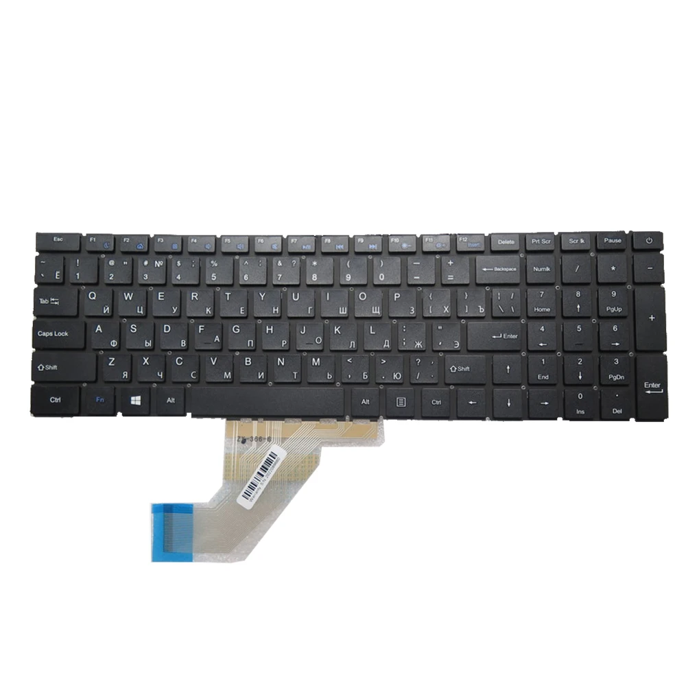 Laptop Keyboard For DIGMA EVE 15 P417 ES5063EW/NN5158CXW01/P418 ES5064EW/NN5158CXW02 Black without Frame Russian RU