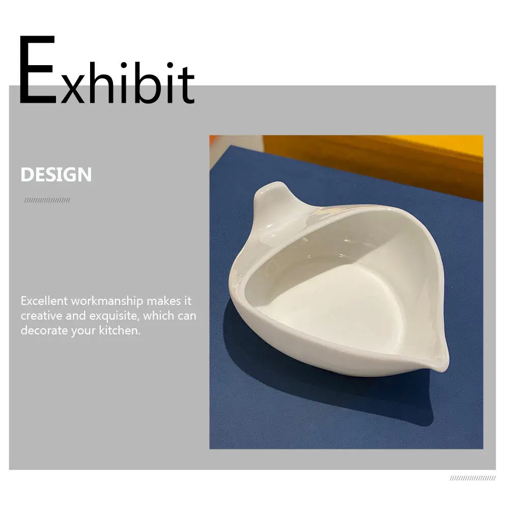 

1 шт., керамическая подставка для рисовой ложки, креативный кухонный поднос для гаджетов для посуды, приправ, держатель для рисовой ложки, салатница