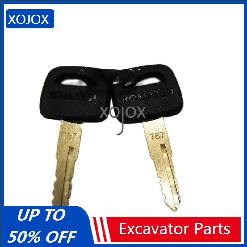 XOJOX Excavator Parts For Komatsu PC56/60/70/110/200/220/300/450 Free Delivery787KEY Ignition Key