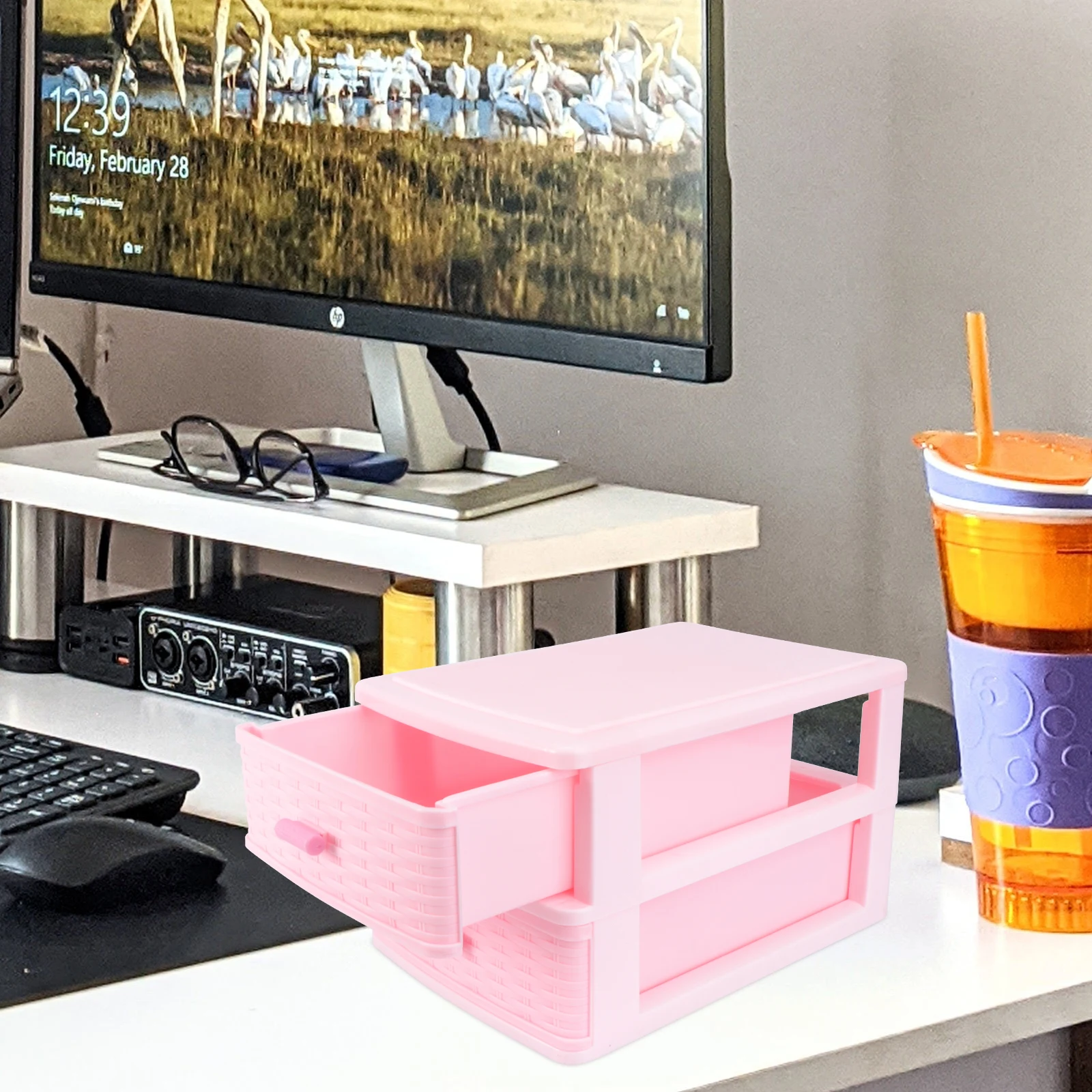 

1Pcs Storage Box Multi-Layer Drawer Type Organizer Large Capacity Desktop Cabinet for Makeup Jewelry Home Office Neat