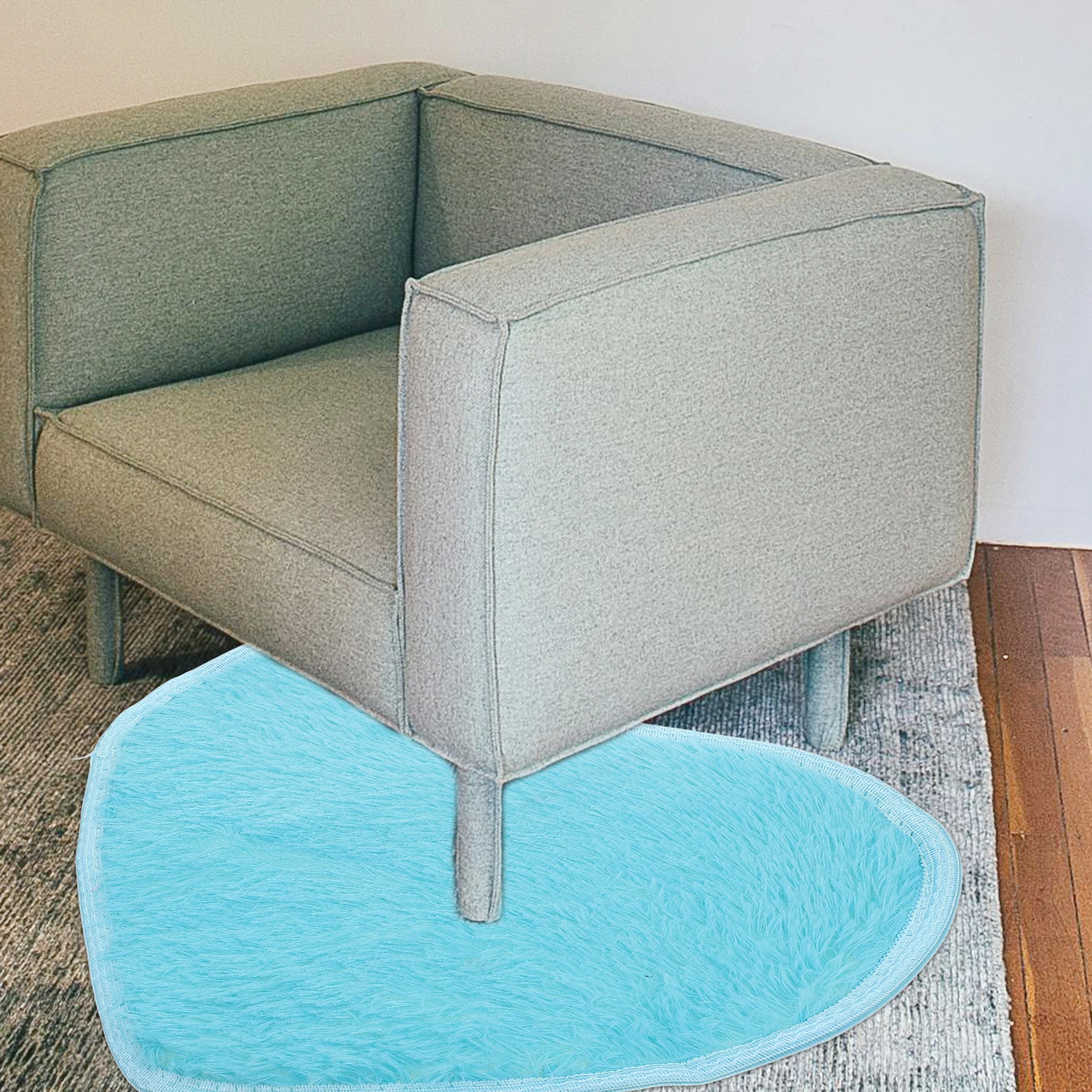 

Heart Shape Carpet 30X40Cm Soft Floor Mat For Bedroom Living Room Non-Slip Area Rug Polyester Fabric Heart Floor Mat