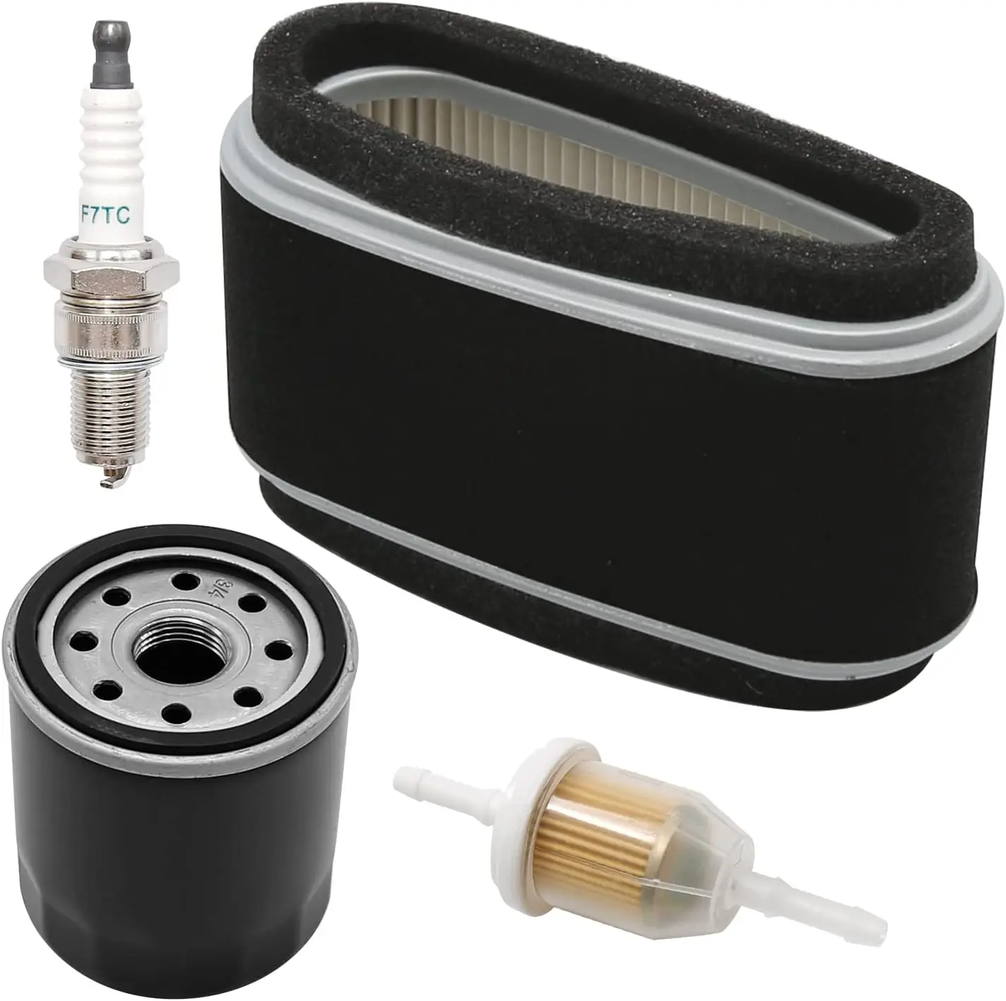 11013-2141 Air Filter Fuel Filter Oil Filter Tune Up Kit Replacement for Kawasaki FC420V for Gravely Pro 140 150 14 HP Engine 49