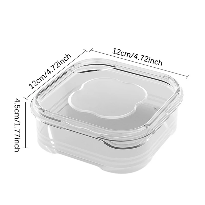 1p Refrigerator Transparent Food Storage Container Kitchen Food With Lid Sealed Fresh-keeping Box Food Storage Box Kitchen Tools