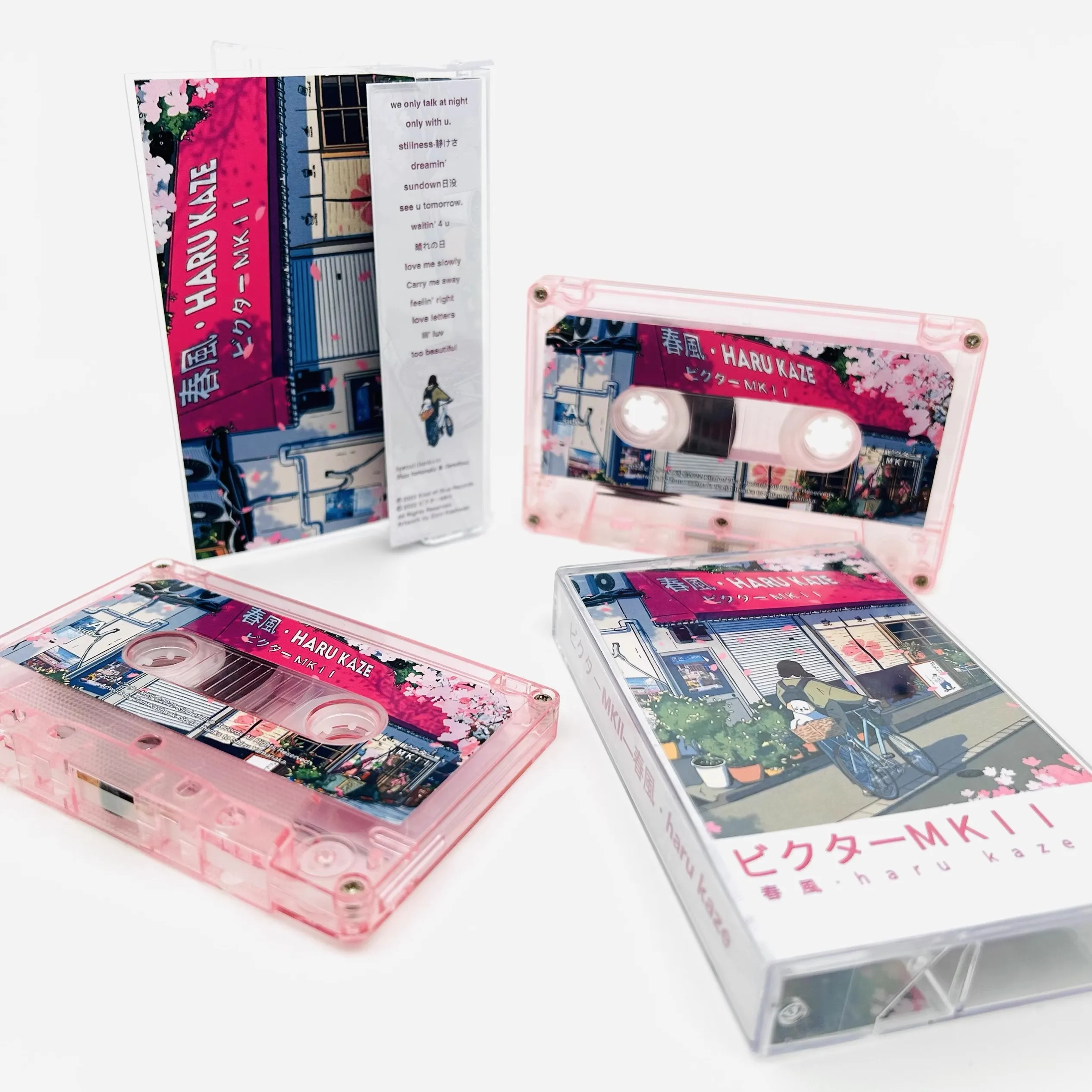 Vaporwave مدينة البوب فيكتور الموسيقى الشريط Haru Kaze ألبوم الساكنة كاسيت تأثيري مسجل وكمان سيارة Soundtracks صندوق جمع