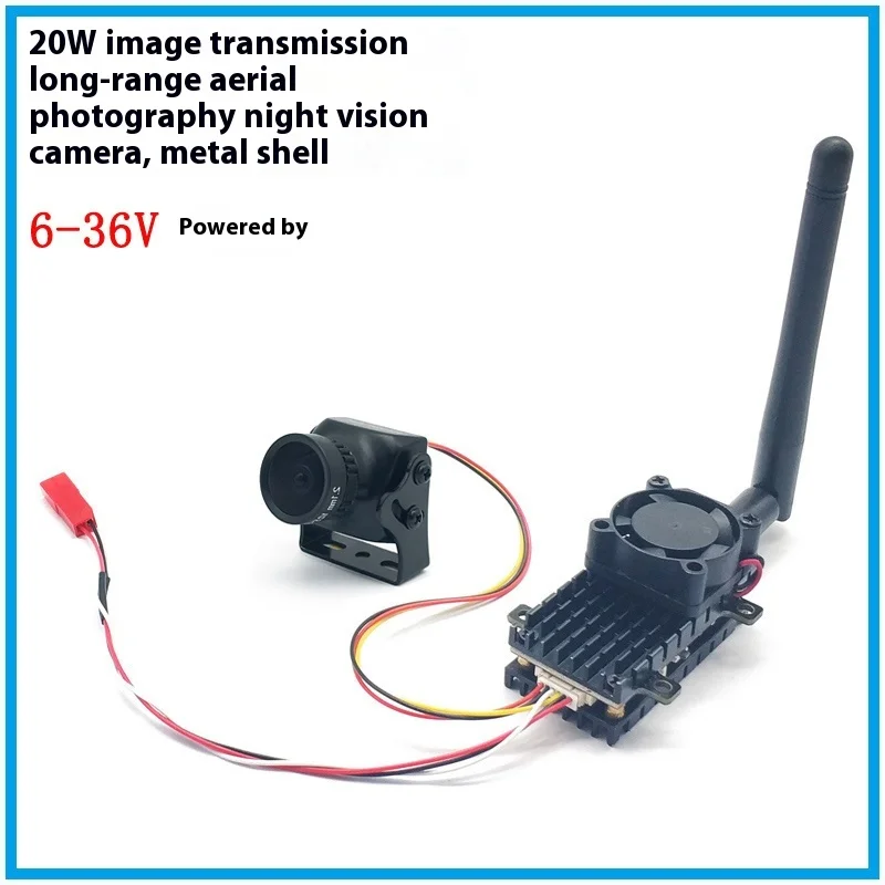 

RC Analog Kit 5.8G 2W Video Transmitter /Fpv Goggles Night Vision HD Camera for RC Racing Drones Long Range Aerial Photography