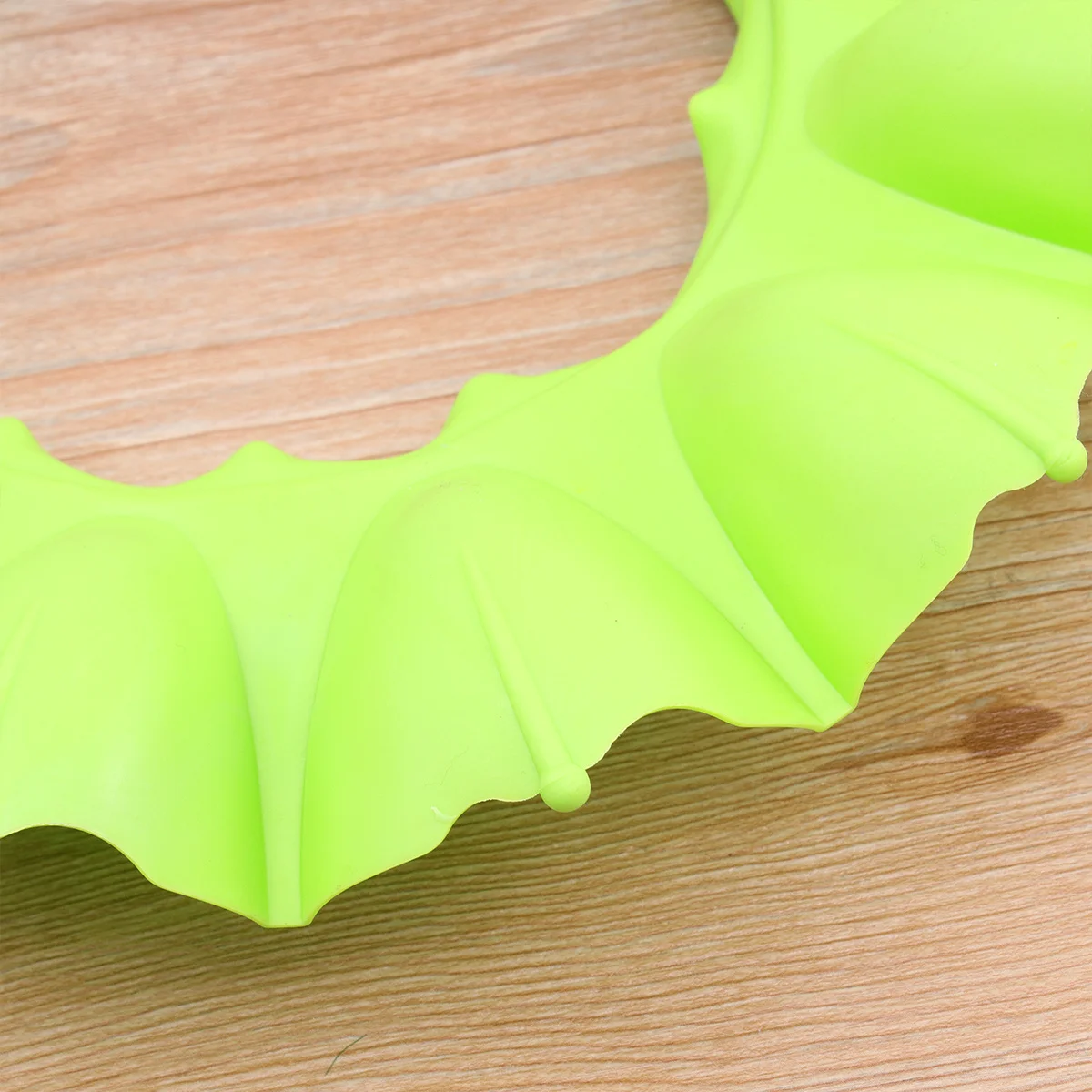 الطفل مقاوم للماء واقي أذن قابل للتعديل Tpe قبعة الدش الأخضر الطفل غسل الشعر قبعة قبعة الاستحمام الرضع منع تسرب الشامبو #1