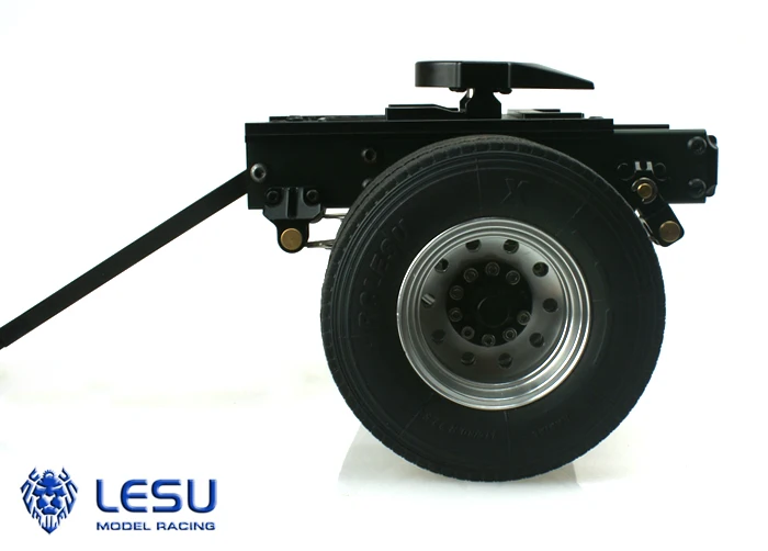LESU 1/14 LKW Muldenkipper Installations-Transfer-Traktor-Anhänger-Modell – Detail 3