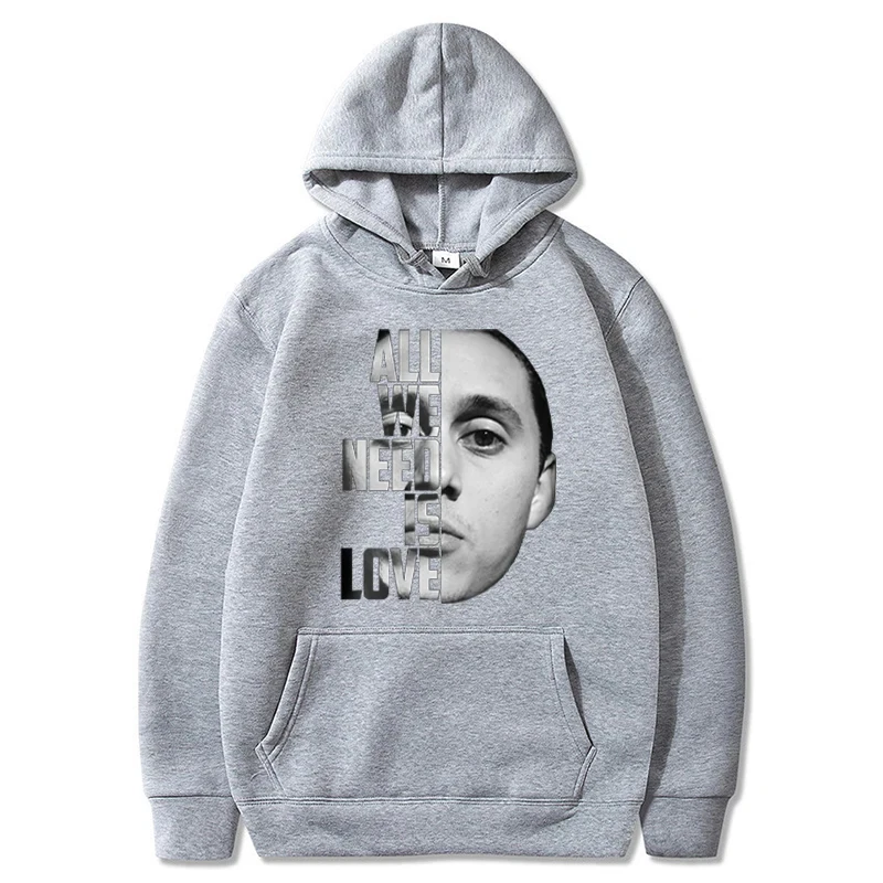 Canserbero Hoodies Men Fashion Rapper Graphic Printed Sweatshirts Women Casual Harajuku Streetwear Tracksuit Hooded Pullover