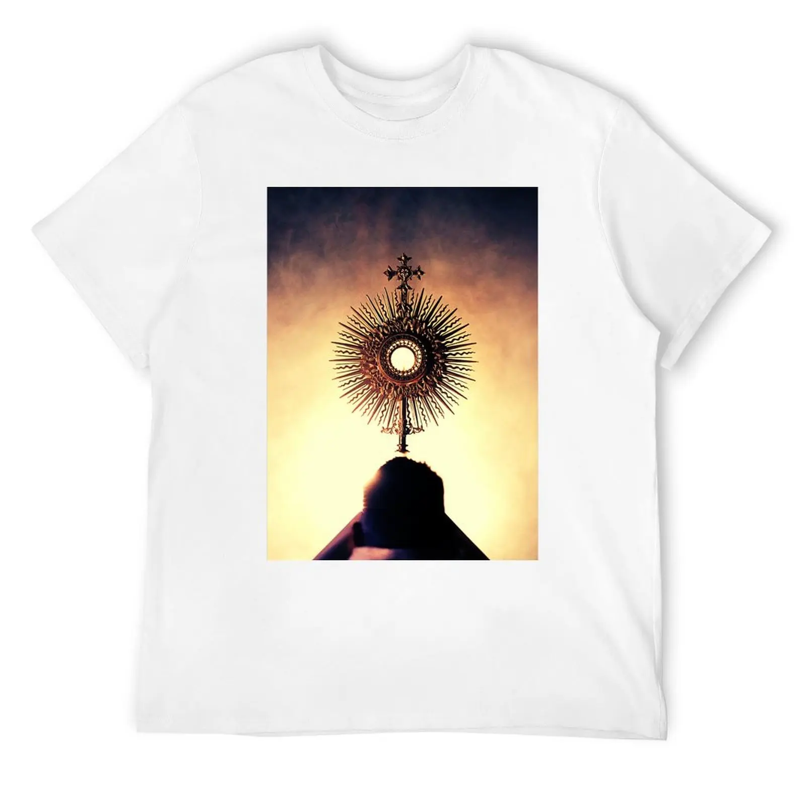 Jesus it the Blessed Sacrament T-Shirt sports fans oversized t shirt slim fit t shirts for men