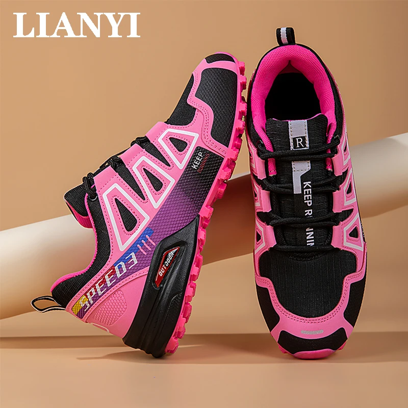 

LIANYI женская походная обувь на шнуровке, модная, высококачественная, осенняя, дышащая, для отдыха, для пешего туризма, охоты, тактического спорта